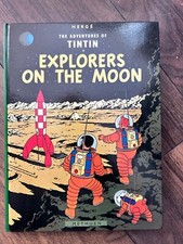 Tintin hardback vintage book -