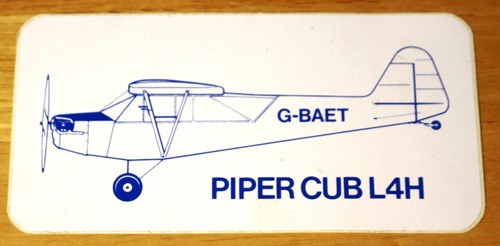 Piper cub l4h baet aircraft - cub,