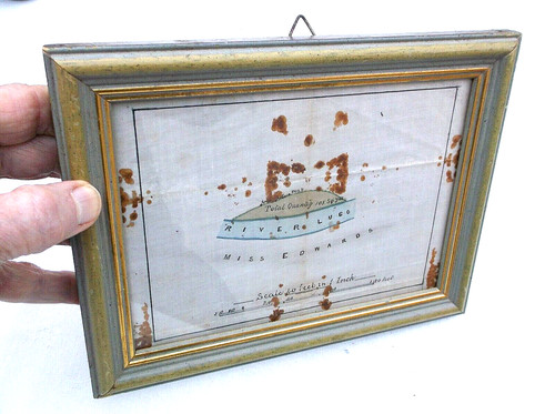 Antique 19th miniature - c, hand