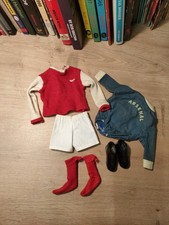 VINTAGE ACTION MAN ARSENAL FOOTBALL KIT