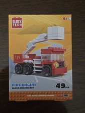 Block tech fire engine - block,