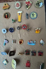 Beer Brewery Pin Badges - Flowers, Dragon Slayer, Heineken and more