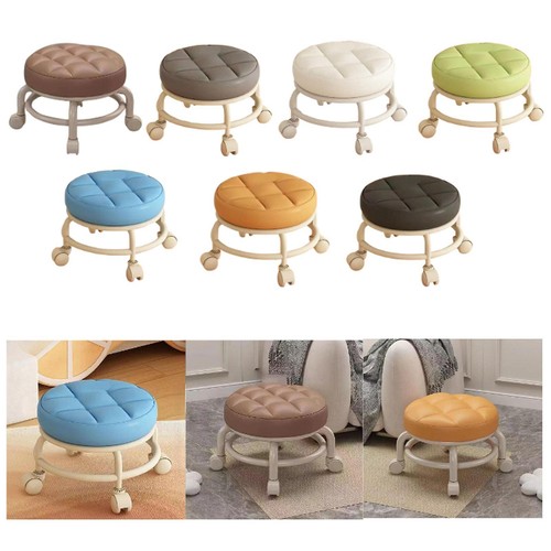 Low rolling stool - rolling, seat