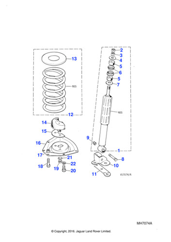 Jaguar genuine c30115 bush - jaguar,
