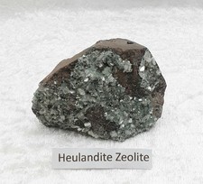Natural Heunaudite Zeolite Bed On Matrix Specimen, 2.12 Inches, 162.3 Grams