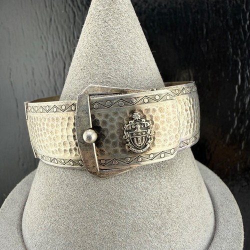 Vintage estate buckle bracelet - estate,