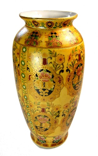 Oriental style tulip vase - oriental,