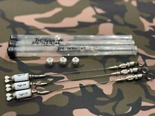 Solar Titanium Long Arm System Bobbins With White Heads x 3 Carp Fishing