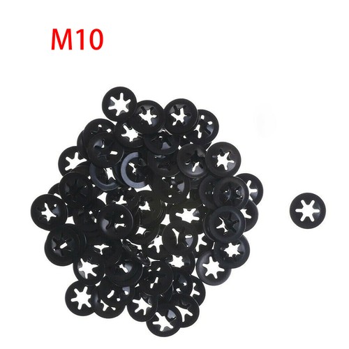 Star push retaining washer - star, push-on