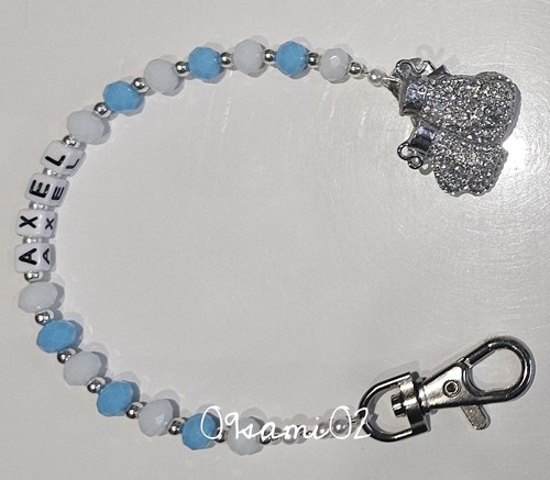 Personalised bling dummy - dummy, clip