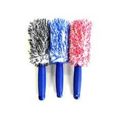 3PCS Microfiber Cleaner Car Wheel Cleaning Brush Tool Tire Washing Clean Soft