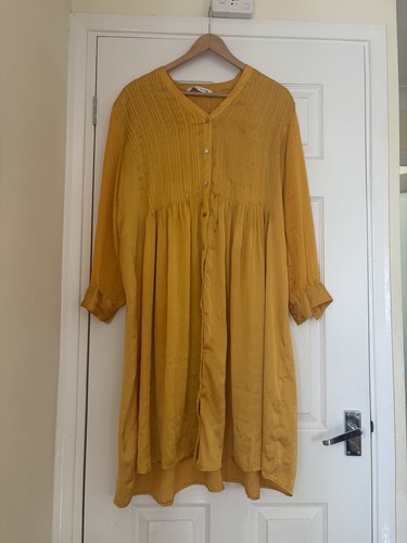 Zara pintuck shirt dress - pintuck,