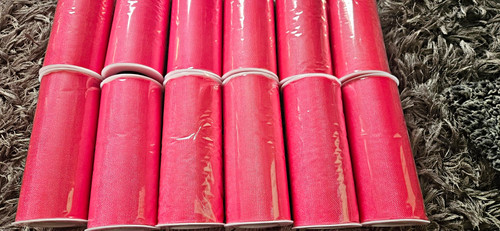 Rolls hot pink sheer - 10,