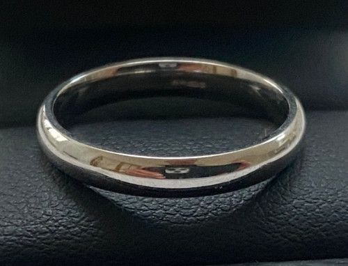 950 platinum wedding band ring - 950,