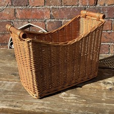 Wicker magazine rack - wicker, magazines