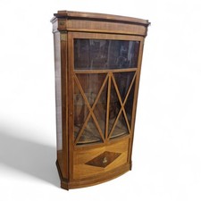 Antique Inlaid Display Cabinet