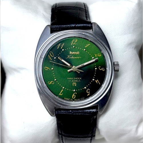 Vintage hmt kohinoor green - hmt, 17