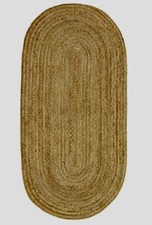 AN INDRA IMPORTER COMPANY RUG IN OVAL STYLE. Approx 90X150CMS(5Foot By 3 Foot)