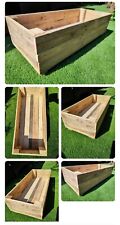 Large Handmade* Wooden Garden Planter Veg Bed Plant Pot Flower Reclaimed Wood