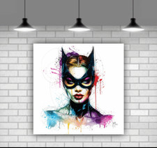 Wall Art Canvas Print Cat