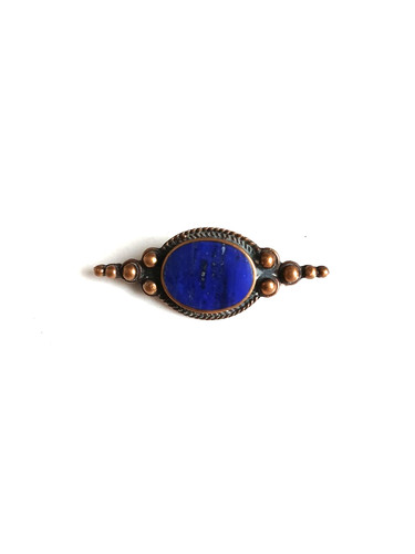 Vintage old lapis lazuli - vintage, bezel