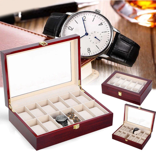 Wooden watch box - wooden,