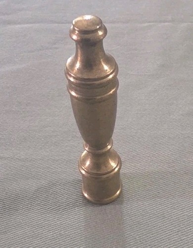 Solid brass lamp - solid, finial