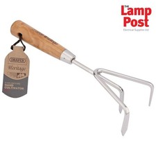 Draper 99026 Draper Heritage Stainless Steel Hand Cultivator with Ash Handle