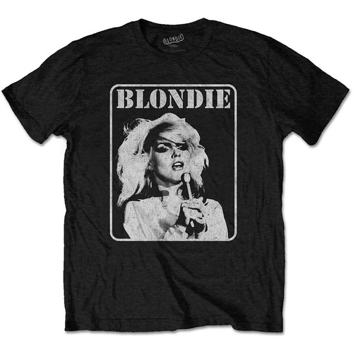 Blondie debbie harry mic pose - mic,