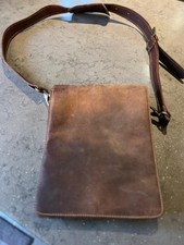 Leather Bag  Messenger Brown