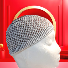 Islamic Prayer Cap Muslim Topi Hat for Worship Headwear