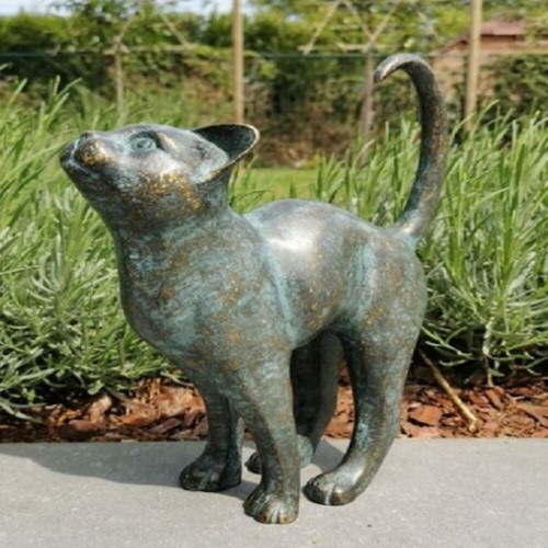 Beautiful cat statue - cat,