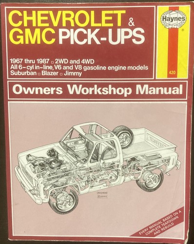 Haynes chevrolet gmc pickup - chevrolet,