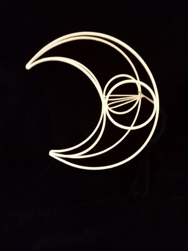New retro style crescent - retro,