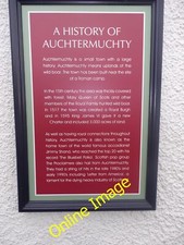 Photo 12x8 A History of Auchtermuchty Summarised in a plaque by the door o c2014