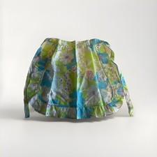 Vintage Half Apron Pinny Blue