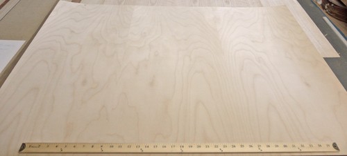 Birch wood veneer 48 - x, 48"