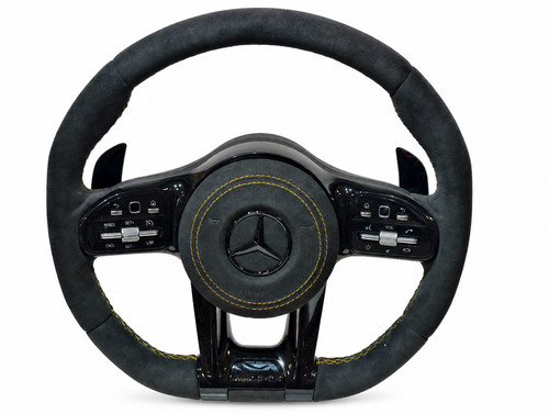 Mercedes amg suede steering - mercedes,