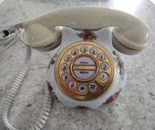 Vintage Royal Albert Old Country Roses Telephone