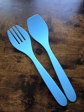 Cath Kidston Large Salad Servers Baby Blue Melamine