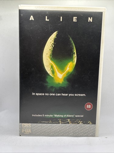 Alien vhs cbs fox - vhs, rental