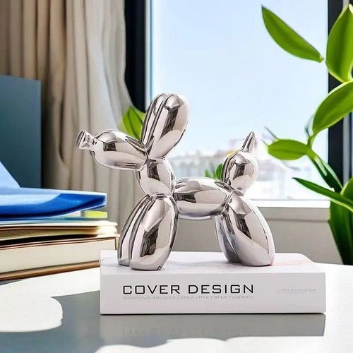 Ceramic balloon dog - balloon, sculpture