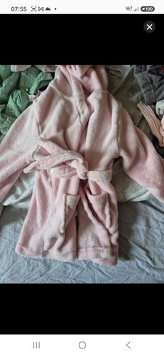 Matalan girls pink hooded - pink,