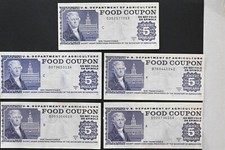 US 1989 A-97B USDA $5 Food
