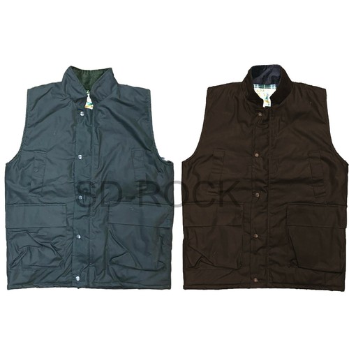 Mens wax gilet bodywarmer - wax,