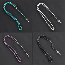 Rosary Beads Religious Holy Cross Christianity Mother Mary + Free Gift Bag