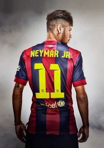 Neymar barcelona art print - neymar,