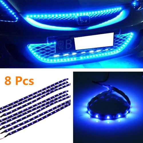 8pcs blue led light - 8pcs, 12v