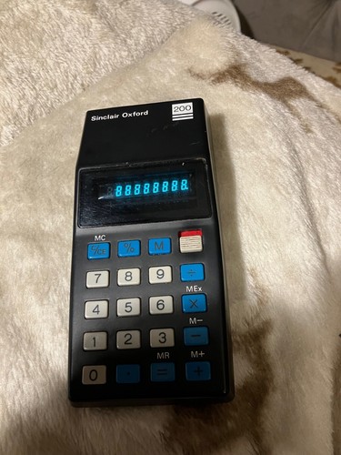 Sinclair vintage calculator - sinclair,