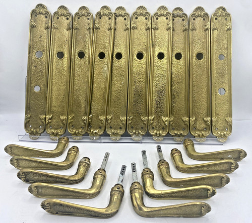Antique french door handles - antique,
